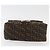 FENDI Zucca Canvas Mamma Baguette Borsa a Spalla Nero Marrone Auth 179388SAV - vista 9