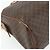 Céline Borsa CELINE Macadam Canvas PVC Pelle Marrone Oro Auth 179568 D'oro - vista 11