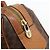 Céline Borsa CELINE Macadam Canvas PVC Pelle Marrone Oro Auth 179568 D'oro - vista 14