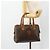 Céline Borsa CELINE Macadam Canvas PVC Pelle Marrone Oro Auth 179568 D'oro - vista 24