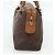 Céline Borsa CELINE Macadam Canvas PVC Pelle Marrone Oro Auth 179568 D'oro - vista 4