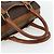 Céline Borsa CELINE Macadam Canvas PVC Pelle Marrone Oro Auth 179568 D'oro - vista 7