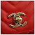 CHANEL V Stitch Schultertasche Lammfell Gold Rot CC Authentisch bs35072M Golden - Ansicht 14
