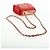 CHANEL V Stitch Schultertasche Lammfell Gold Rot CC Authentisch bs35072M Golden - Ansicht 7