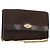 Borsa a Spalla con Catena Christian Dior Trotter Canvas Marrone Oro Auth 178742 D'oro