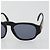Gafas de sol CHANEL COCO de plástico Negro CC Auth 178797 - vista 7