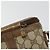 GUCCI GG Supreme Web Sherry Line Borsa in PVC Beige Oro 904 02 070 Auth hk3710 D'oro - vista 14