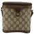 GUCCI GG Supreme Web Sherry Line Borsa in PVC Beige Oro 904 02 070 Auth hk3710 D'oro - vista 2