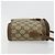 GUCCI GG Supreme Web Sherry Line Borsa in PVC Beige Oro 904 02 070 Auth hk3710 D'oro - vista 4
