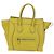 Céline Borsa CELINE Luggage Mini Shopper in pelle Giallo Auth ep14591V - vista 2