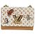 LOUIS VUITTON Catgram Twist MM Borsa a Spalla Bianca M44460 LV Auth 176866SM Bianco Monogramma - vista 2