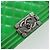 CHANEL Matelasse Chain Shoulder Bag Pelle vernice Verde CC Auth 179242 - vista 16