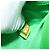 CHANEL Matelasse Chain Shoulder Bag Pelle vernice Verde CC Auth 179242 - vista 23