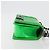 CHANEL Matelasse Chain Shoulder Bag Pelle vernice Verde CC Auth 179242 - vista 4