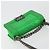 CHANEL Matelasse Chain Shoulder Bag Pelle vernice Verde CC Auth 179242 - vista 6
