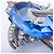 Autre Marque Spilla pesce vintage in argento sterling e cristallo blu - vista 3