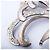 Autre Marque Spilla pesce vintage in argento sterling e cristallo blu - vista 4