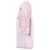 Vestido mini estructurado rosa con bordado floral de Rochas - vista 2