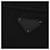 PRADA Trunk Nylon 2 Set Black Auth 174973 Nero - vista 10