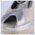 Autre Marque Espadrilles con zeppa in lino e argento Hogan Beige - vista 4