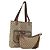 Borsa Tote GUCCI GG Supreme GG Canvas Web Sherry Line PVC 2 Set Beige Auth bs35109