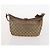 Borsa Tote GUCCI GG Supreme GG Canvas Web Sherry Line PVC 2 Set Beige Auth bs35109 - vista 12