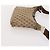 Borsa Tote GUCCI GG Supreme GG Canvas Web Sherry Line PVC 2 Set Beige Auth bs35109 - vista 13