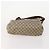 Borsa Tote GUCCI GG Supreme GG Canvas Web Sherry Line PVC 2 Set Beige Auth bs35109 - vista 8