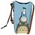 LOEWE �~ Ghibli My Neighbor Totoro Gate Pocket Leather Light Blue Auth 167291SM