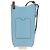 LOEWE �~ Ghibli My Neighbor Totoro Gate Pocket Leather Light Blue Auth 167291SM - Ansicht 3