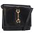 Borsa a tracolla GUCCI Horsebit Web Sherry Line Pelle Nera Oro Auth 179764 Nero D'oro