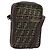 FENDI Zucca Canvas Schultertasche Braun Schwarz Authentisch ep14508
