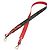 LOUIS VUITTON Tracolla Monogram 41.7"" Rouge J02287 LV Auth 178051V Rosso Monogramma