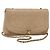 CHANEL Borsa a Spalla Matelassé con Catena in Pelle di Agnello Beige Oro CC Auth 179717A D'oro