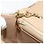 CHANEL Borsa a Spalla Matelassé con Catena in Pelle di Agnello Beige Oro CC Auth 179717A D'oro - vista 19