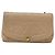 CHANEL Borsa a Spalla Matelassé con Catena in Pelle di Agnello Beige Oro CC Auth 179717A D'oro - vista 2