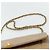 CHANEL Borsa a Spalla Matelassé con Catena in Pelle di Agnello Beige Oro CC Auth 179717A D'oro - vista 8