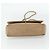 CHANEL Borsa a Spalla Matelassé con Catena in Pelle di Agnello Beige Oro CC Auth 179717A D'oro - vista 9