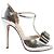 Christian Louboutin Silberne Absätze