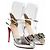 Christian Louboutin Silberne Absätze - Ansicht 3
