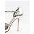 Christian Louboutin Silberne Absätze - Ansicht 4