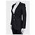 Chic Saint Laurent Black Wool Jacket - FR34/XS Pre-owned - view 2