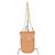 Borsa a tracolla in pelle arancione MCM