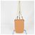 Borsa a tracolla in pelle arancione MCM - vista 2