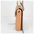 Borsa a tracolla in pelle arancione MCM - vista 3