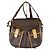Céline Borsa a tracolla Celine con motivo Macadam e taschino Marrone