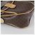 Céline Borsa a tracolla Celine con motivo Macadam e taschino Marrone - vista 4