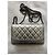 Chanel Wallet on Chain WOC Pelle Argentata Argento - vista 2