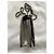 Chanel Wallet on Chain WOC Pelle Argentata Argento - vista 3