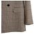 Céline Celine Hedi Slimane Chaqueta de Lana a Cuadros Doble Botonadura Beige - vista 2